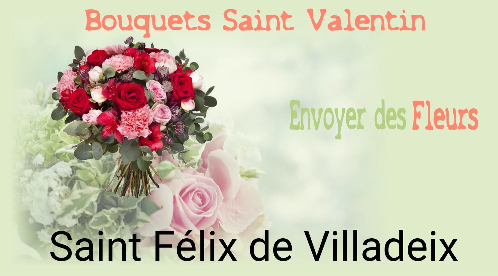 Roses de Saint-Valentin livrées à Saint-Félix-de-Villadeix